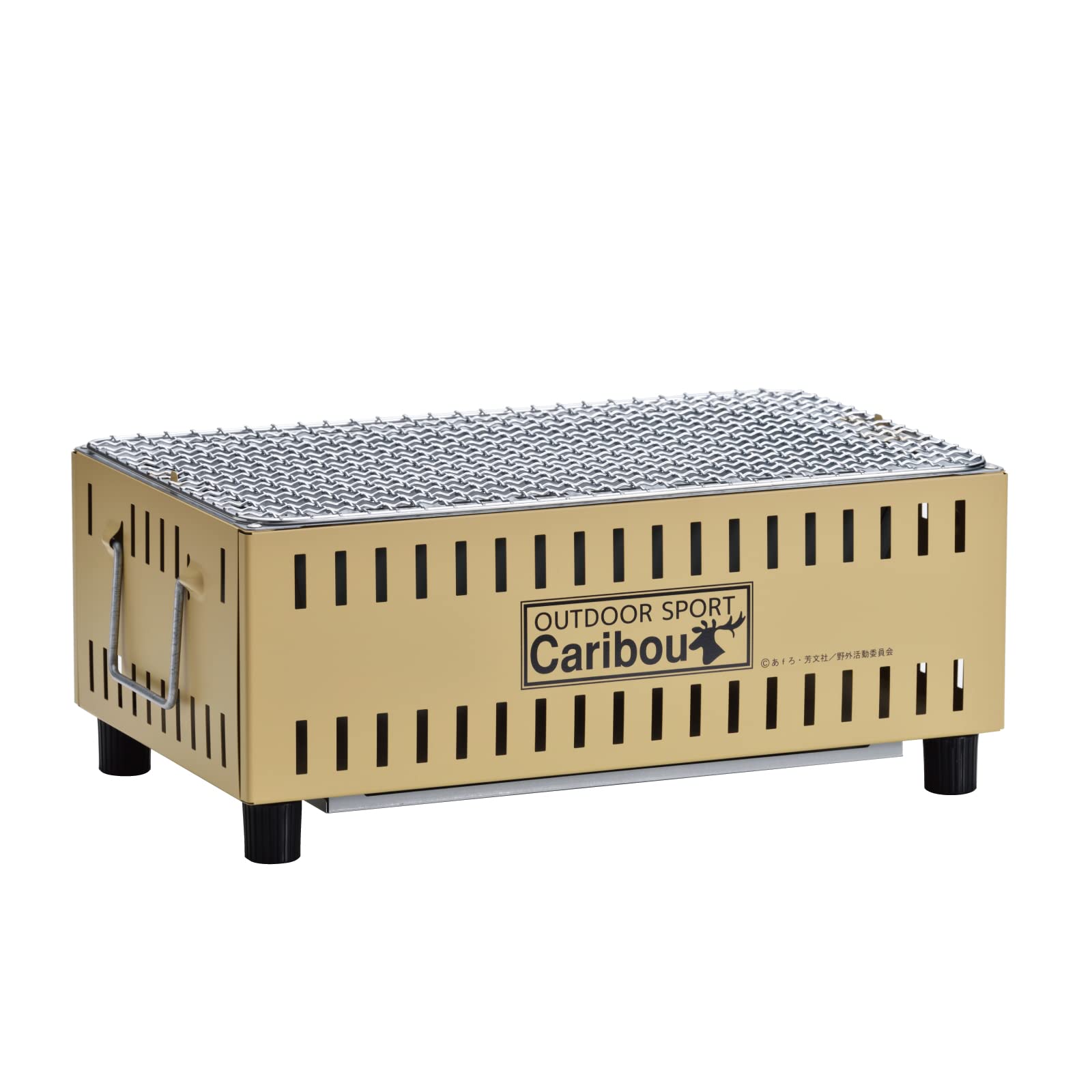 

Сотрудничество GREEN LIFE Легкий и компактный настольный гриль для барбекю Cichirin Laid-Back Camp Сделано в Японии UC-350-YC(SB)