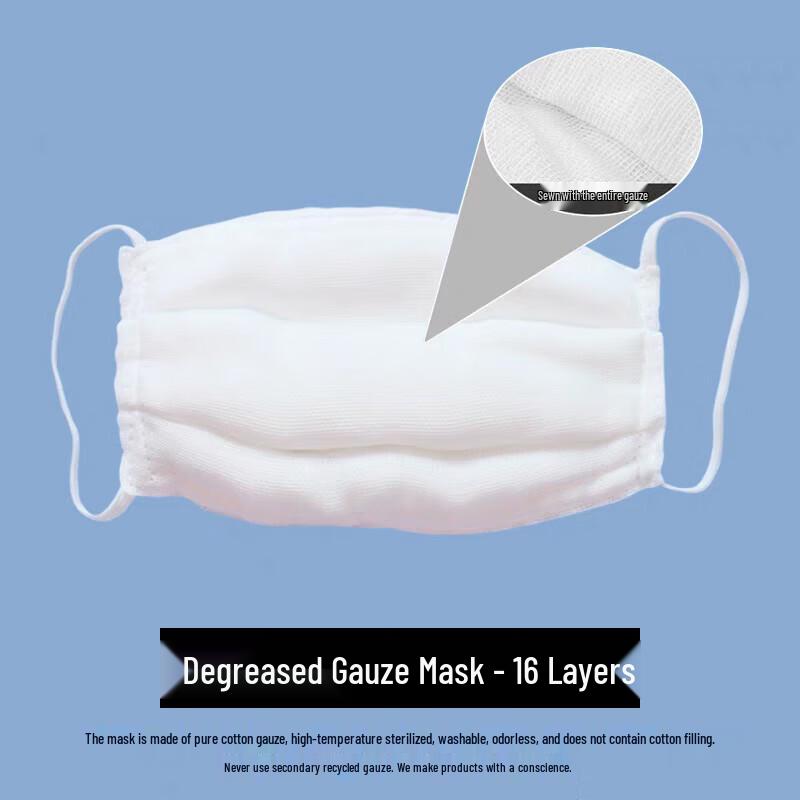 Washable Cotton Gauze Dust Mask