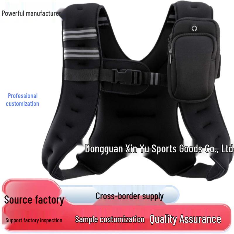 Verstellbare reflektierende Gewichtsweste für das Fitnesstraining