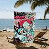 P-Psychocuties-s cute anime Towel Beach Quick Dry Soft Pool Towels Gift for Travel Gym Shower Camping sports