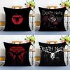 Moive D-Death N-Note Pillow Case Anti-dustmite Pillowcase Invisible Zipper Silky Sofa Cushion Cover