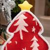 Christmas Tree Plush Throw Pillow Lovely Soft Stuffed Toy Cozy Sofa Cushion Warm Winter Gift Home Holiday Decoration