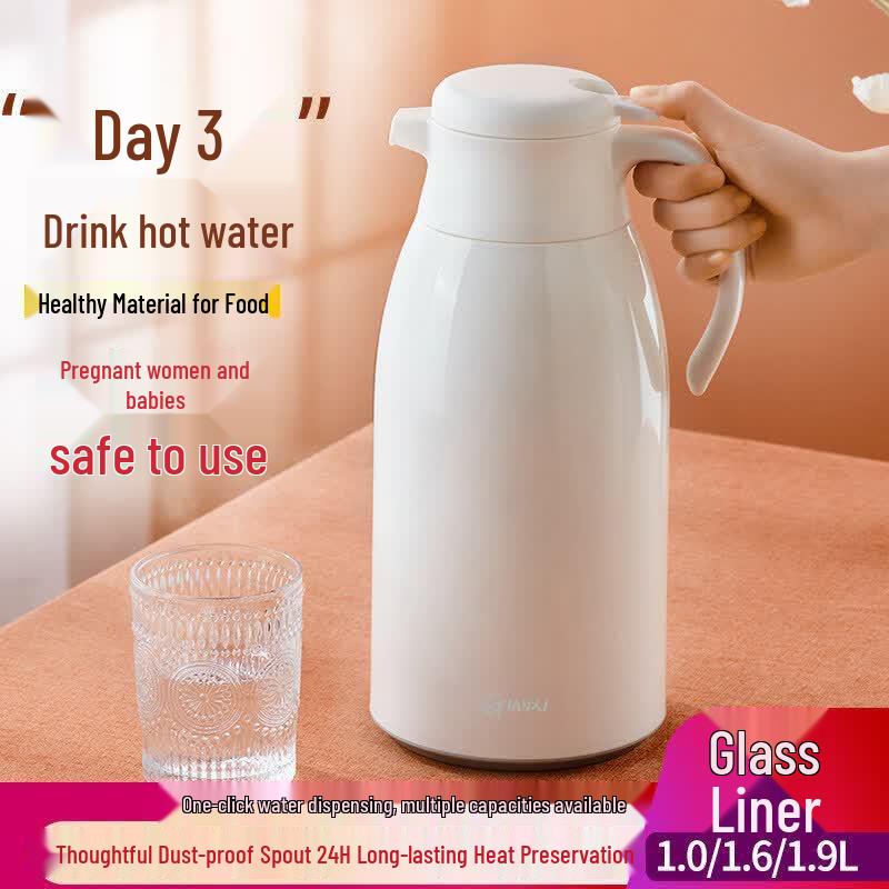 Youluo Large Capacity Glass Liner Thermos