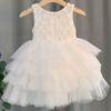 Summer Vest Dress Princess Dress Fluffy Gauze Dress Performance Costume Set Girls' Dress Sleeveless