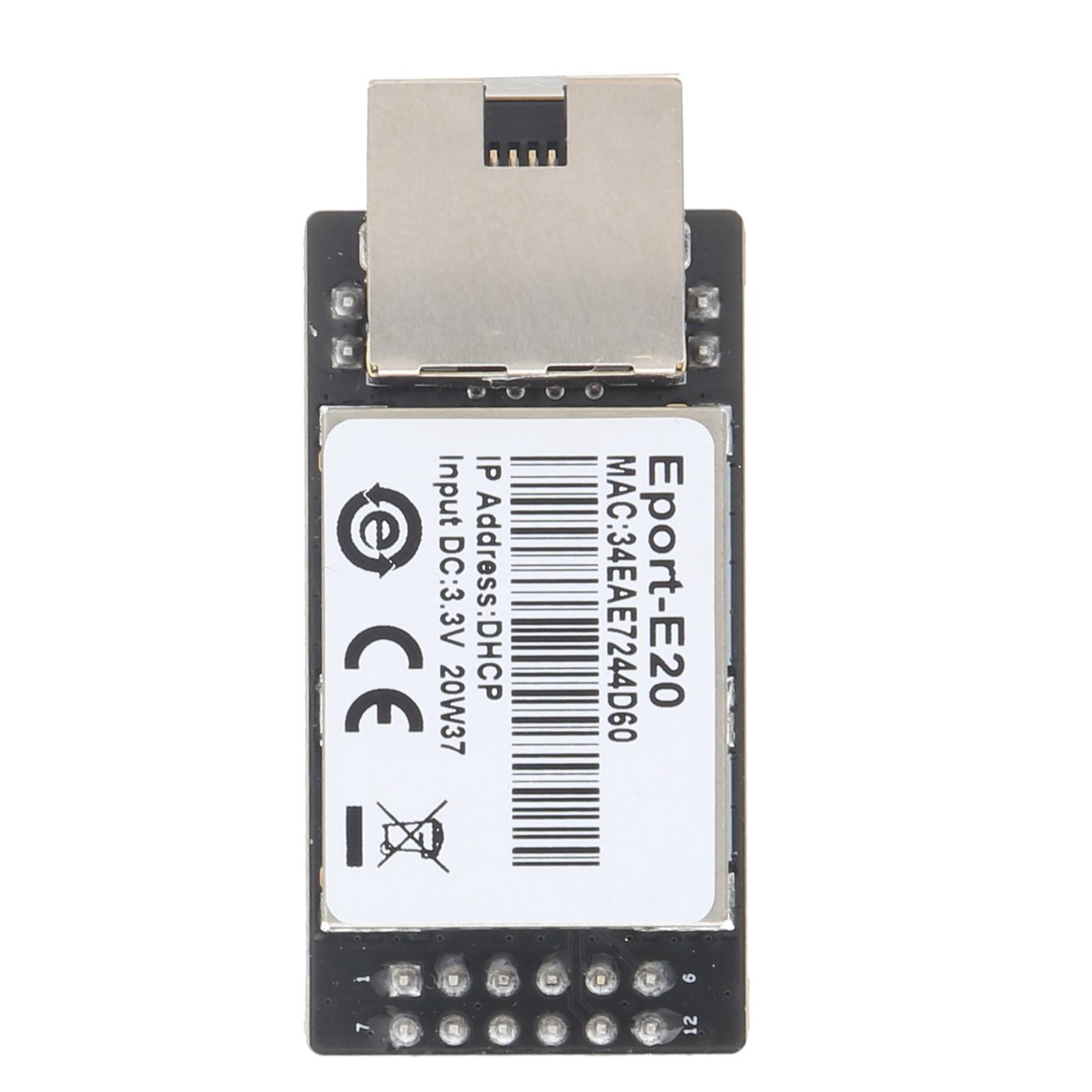 

Serial to Ethernet Module Plastic RJ45 to TTL Networking Device HFE20 for FreeRTOS