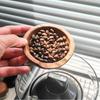 Wood Coffee Bean Measuring Cup Brown Coffee Bean Spoon Durable Coffee Beans Dose Trays  Cafe
