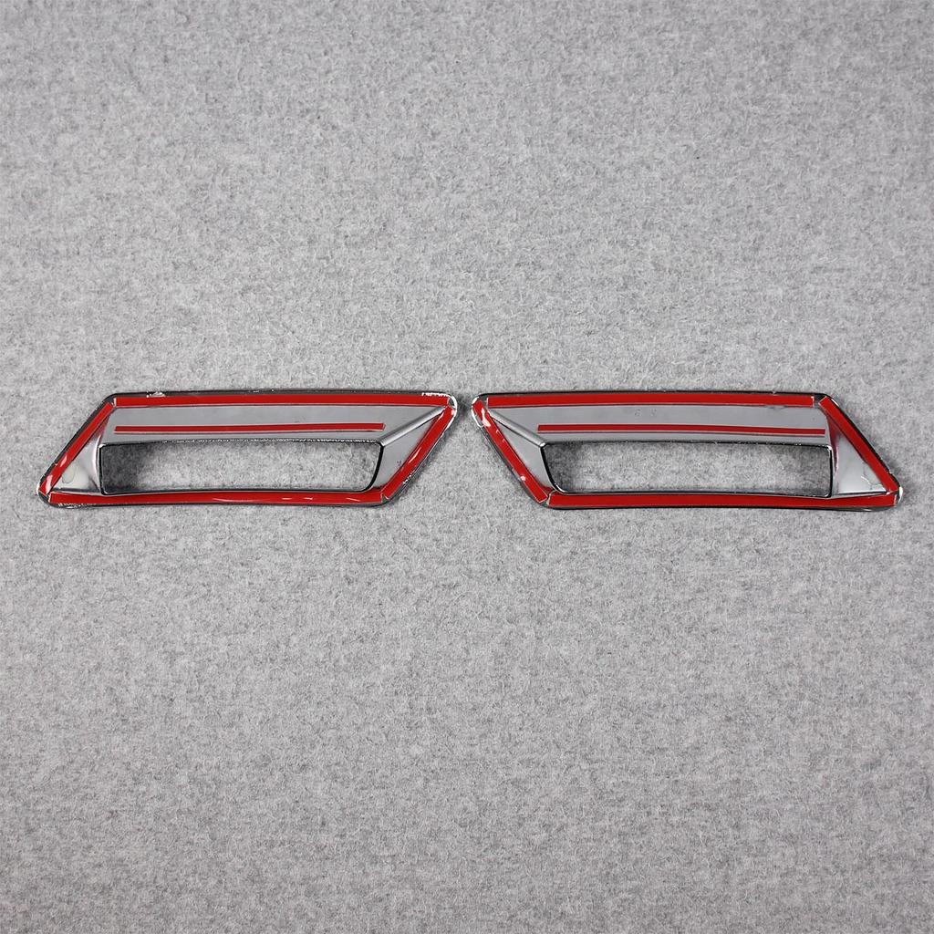 RUIQ Chrome Rear Fog Lamp Garnish Bezel Cover for Nissan T33 Designed Specifically for Nissan X-Trail (July 2022) - X-Trail e-4ORCE