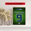 Seattle Seahawks Customize Text Diamond Painting Round Diamond Mosaic Suitable For Beginners Diamond Painting Rhinestones Gift Frameless