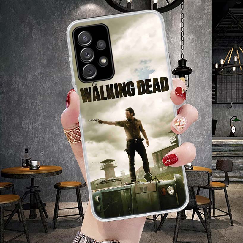 

The Walking Deads TV Soft Phone Case For Samsung Galaxy A12 A22 A32 A52 A72 A02S A51 A50S A71 A70 A31 A20S Note 20 Ultra S10 A10 Samsung A71 4G