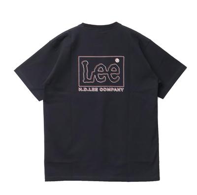 Lee Back Print Black Men's T-Shirt,