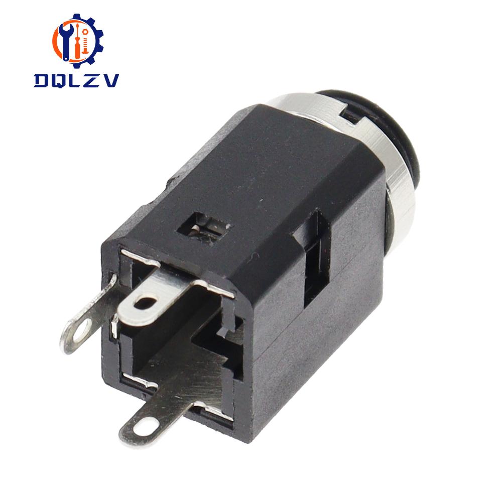 2/3/5Pcs 3.5mm 3/4/5 Pin Vertical Socket Female Socket Jack with Screw 3.5 Audio Headphone Connector PJ-341 Earphone Hole