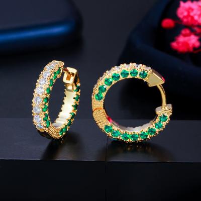 Orecchini a Cerchio con Diamante Zirconi Orecchini Personalizzati Gioielli per Orecchie Temperamento Muse