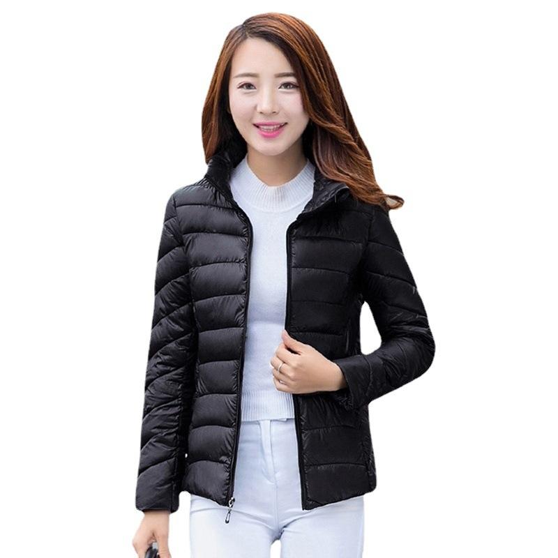 Middle-aged Women's Fashion Small Padded Jacket Large Size Light and Thin Slim Down Padded Jacket