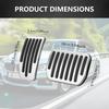 Foot Pedal Pads Set, Auto Aluminum Pedal Covers, Non-Slip Performance Accessories Pedal Covers, Car Accessories Brake & Accelerator Pedal Covers Fits