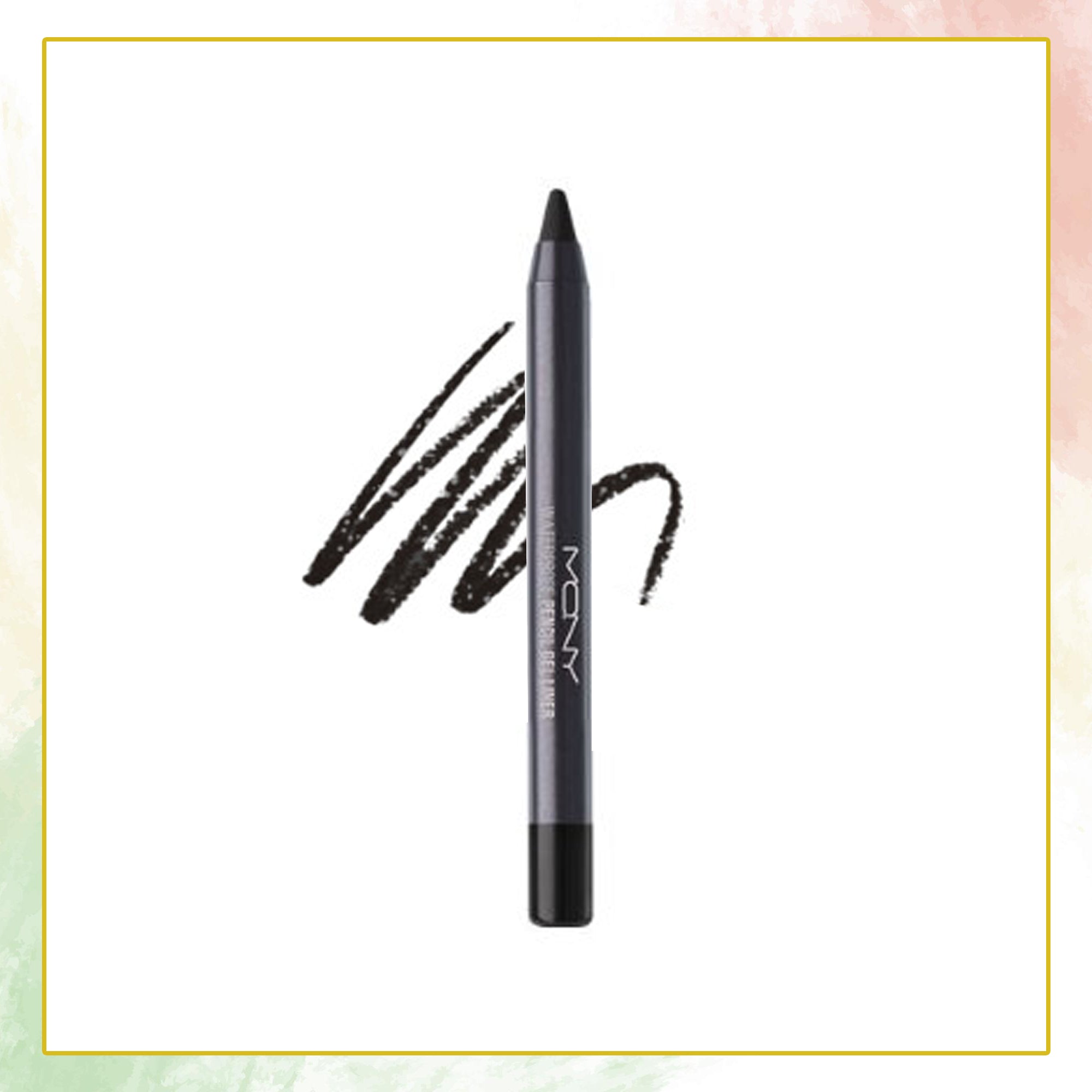 MacQueen New York MQNY Waterproof Pencil Gel Eyeliner - 01 Smoky Roasting Latte 1pc