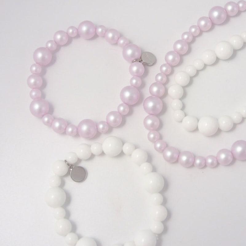objet213 Bubble Off White Bracelet