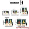 2pcs,Curtains Christmas Trees Snowflakes Festive_a (2) Popular Contemporary Curtains Polyester Easy Install Curtains Decorations
