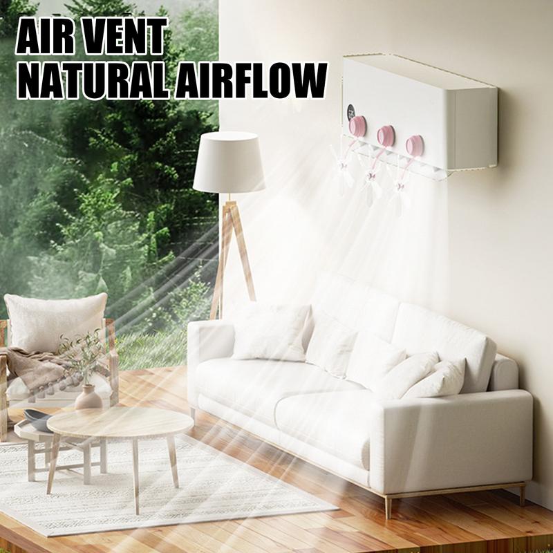 conditioner Vent Deflector 3pcs Air Conditioner Vent Cover Adjustable Conditioning Guide Fan Anti Direct Blowing Wind Deflector