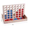 Connect Four In A Row Line Up 4 Wooden Board Game Kids Adult Intelligent Toy