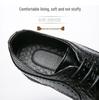 Men's British Style Pointed Toe Leather Brogue Loafers - Formal & Casual Wear