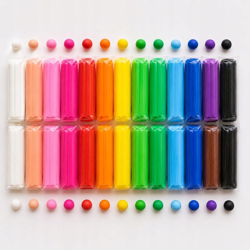 SUPER LIGHT CLAY 24 COLORS SET FOR CHILDREN