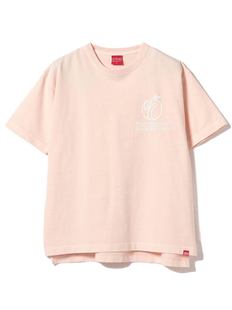 B:MING LIFE STORE by BEAMS Manhattan Portage Short Sleeve Print T-Shirt, Men's, Pink, Size S