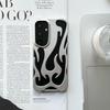 Frosted Hollow Flame Samsung S24 Ultra Case - Heat Dissipation, Drop Protection Cover