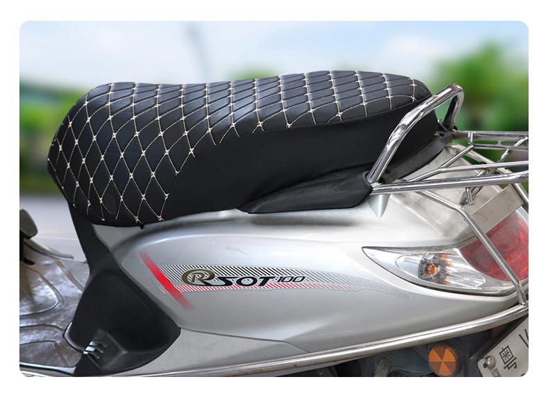 Waterproof & Sunproof Electric Vehicle Seat Cover for All Seasons - Compatible with Yadea, Aima Motorcycles and Electric Bicycles.