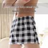 LANGSHA Men's Pure Cotton Loose Boxer Shorts