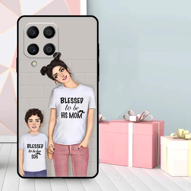 Baby Mama MUTTER Mädchen Königin Hülle Für Samsung Galaxy M35 M56 M12 M06 M32 M52 M55 M15 M11 M13 M14 M16 M36 M31 M53 M34 M54