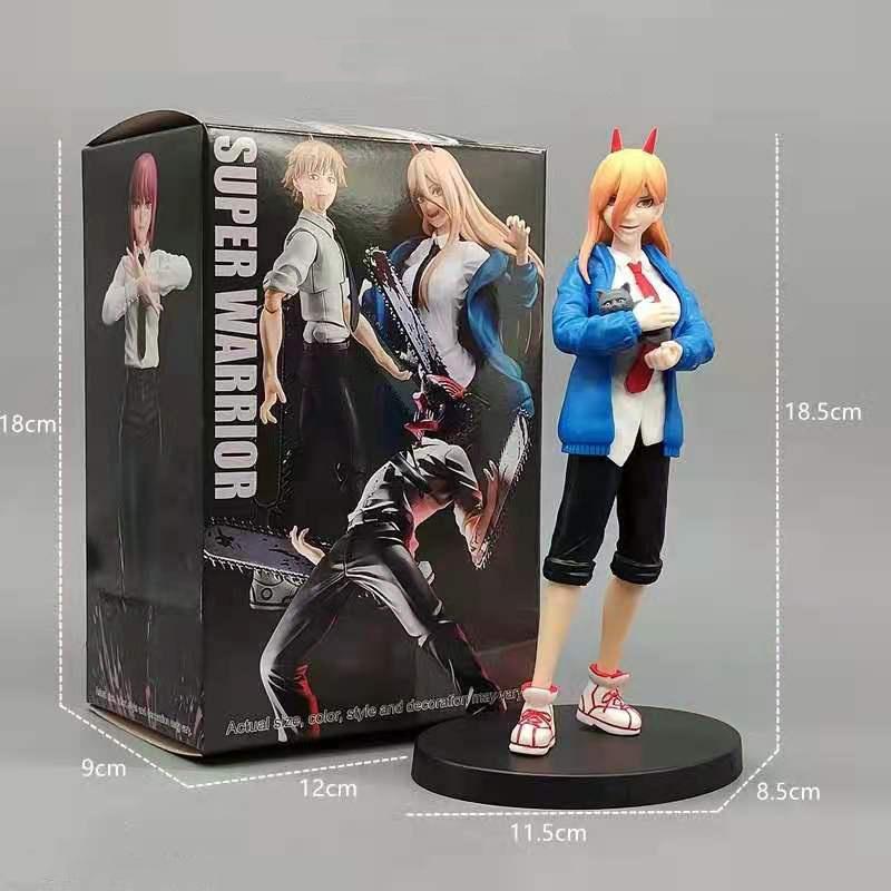 Kettensägenmann-Figur, Modellpuppe, Spielzeug, Weihnachtsgeschenk für Kinder, Denji Power Pochita Makima