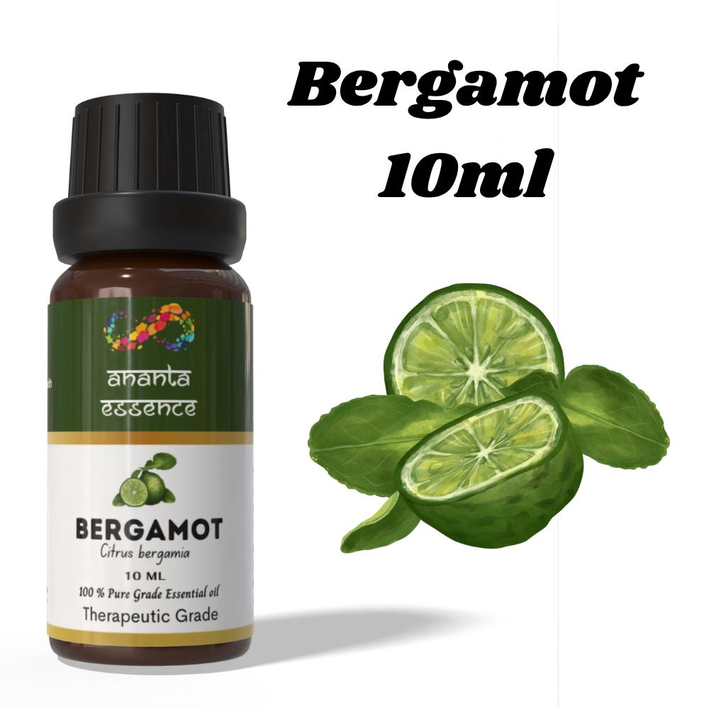 Ananta Bergamot Essential Oil 10 ml | Citrus Aromatic Oil | Diffuser & Home Fragrance Use