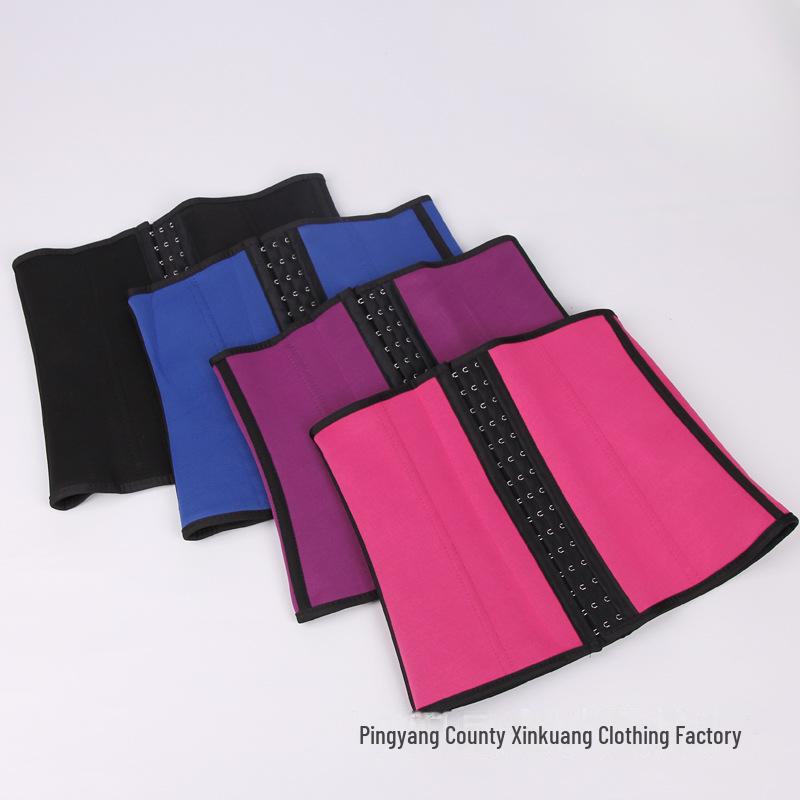 European & American Three-Row Buckle Waist Belt for Women - Body Shaping Corset