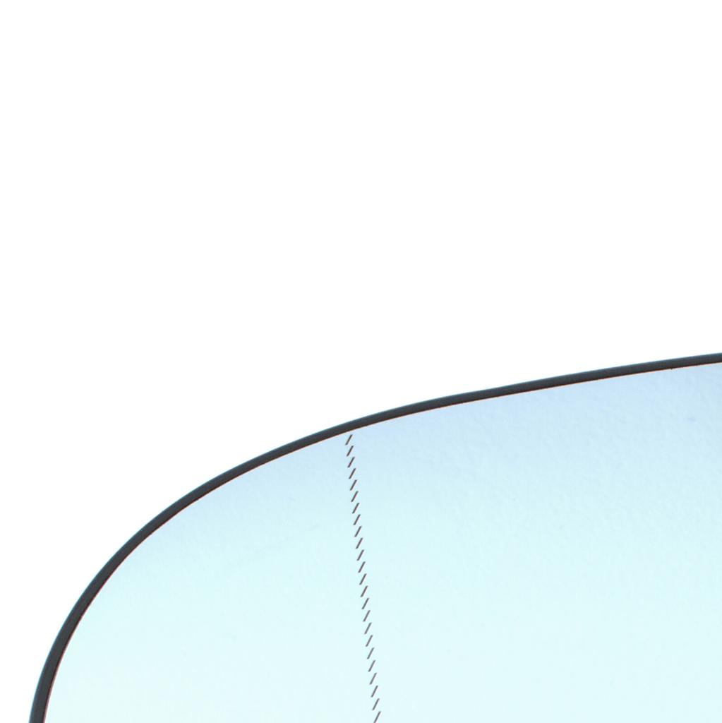 Mercedes W203 C-class 00-07 left heated mirror insert