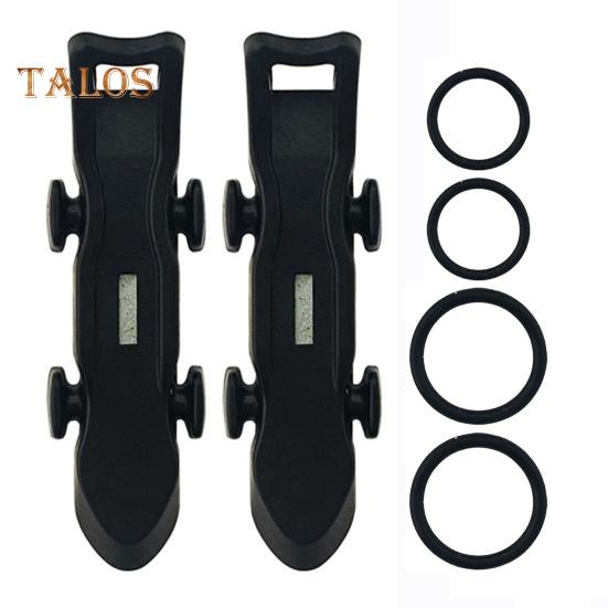 

1/2/4 шт. Магнитный держатель крючка для рыболовной приманки с резиновыми кольцами, крючок для приманки без отверстия, автоматический держатель крючка для рыбалки на открытом воздухе 2pcs чёрный