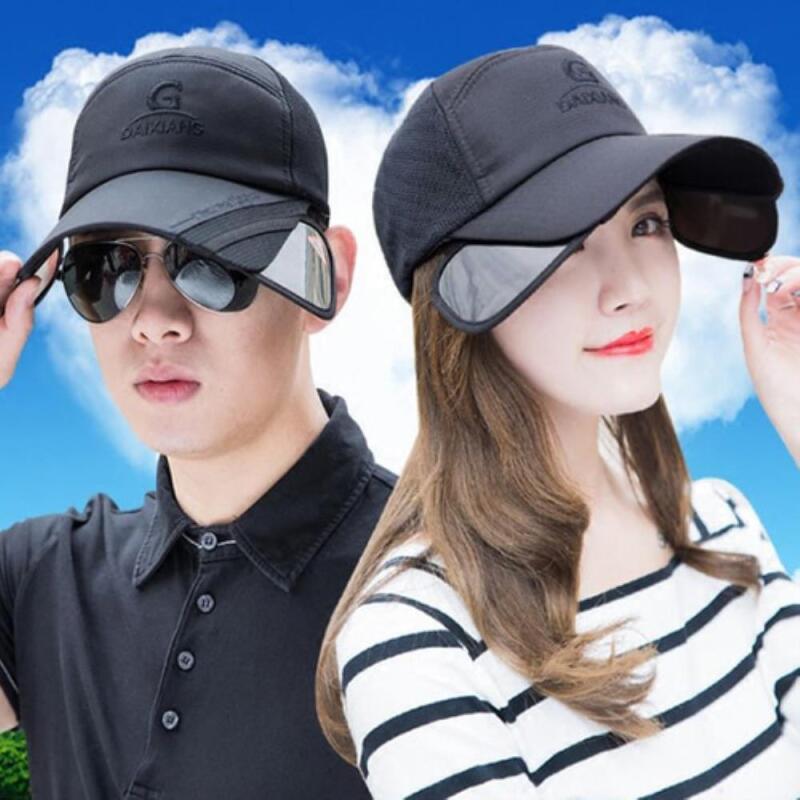 Women s and Men s Wide Sports Ball Cap Hat C5225_Black