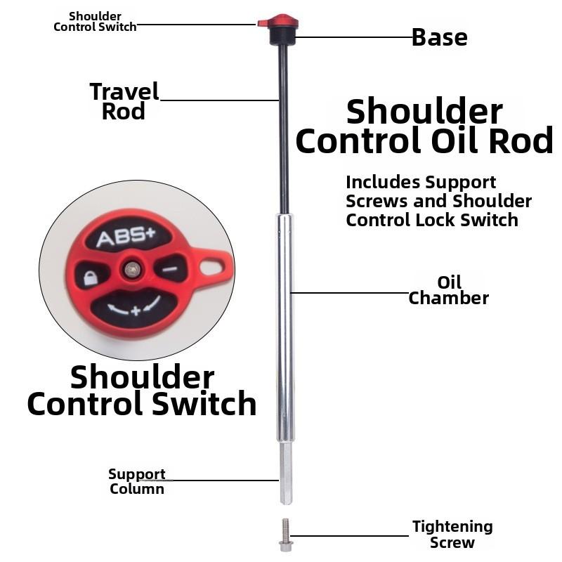 Bike Fork Remote Lockout Switch Aluminum Alloy Shoulder/Wired Control Cable Remote With Inner Wire Mountain Bike Repair Part
