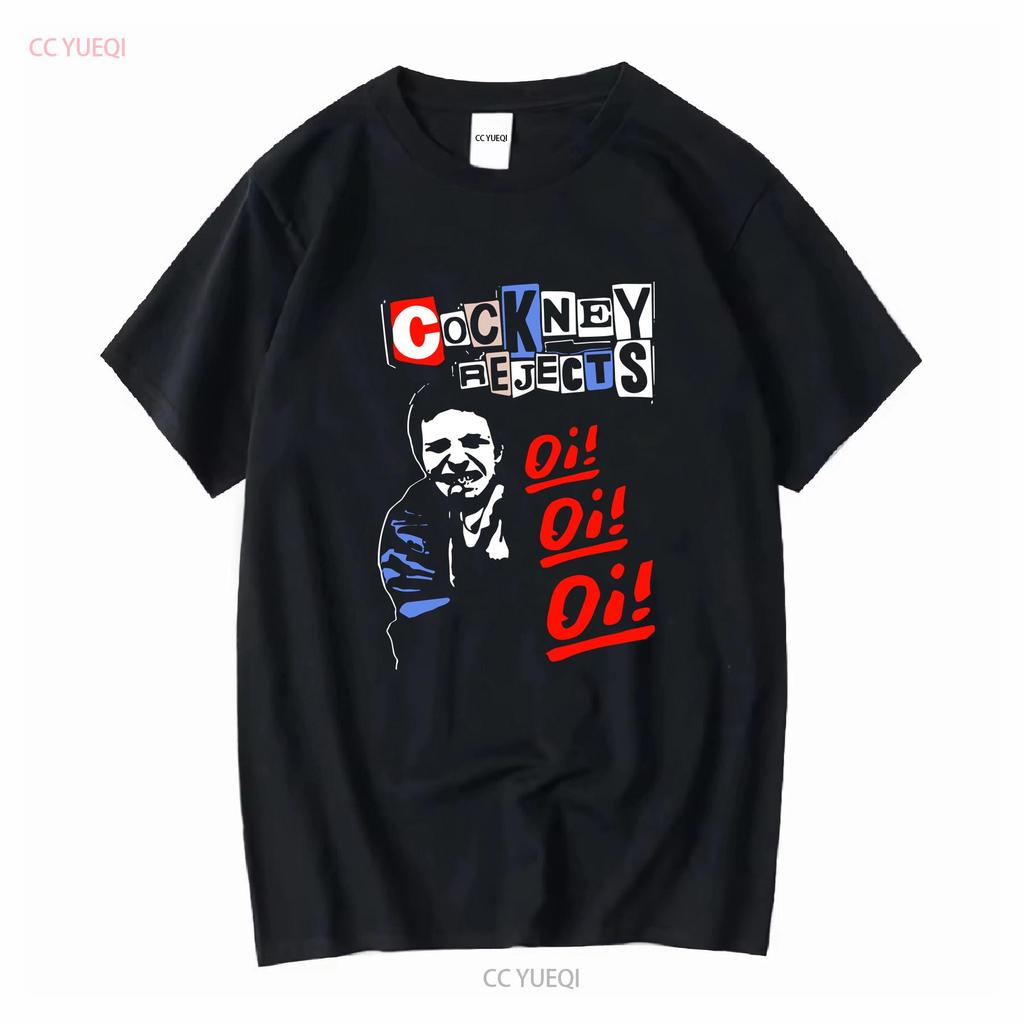Cockney Rejects Funny Logo T Shirt Size S 3XL Long or Short Sleeves Vintage Washed Unisex Streetwear Breathable Homme