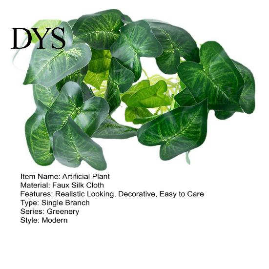 Artificial Green Plant Vivid Appearance Non-Withered Faux Silk Cloth Imitation Simulation Leaves Fish Tank Decoration Photography Prop