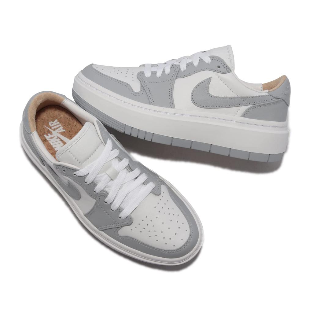 Air Jordan 1 Elevate Low Women's Casual Shoes, Wolf Grey DH7004-100, 28.5 Cm [Parallel Import]