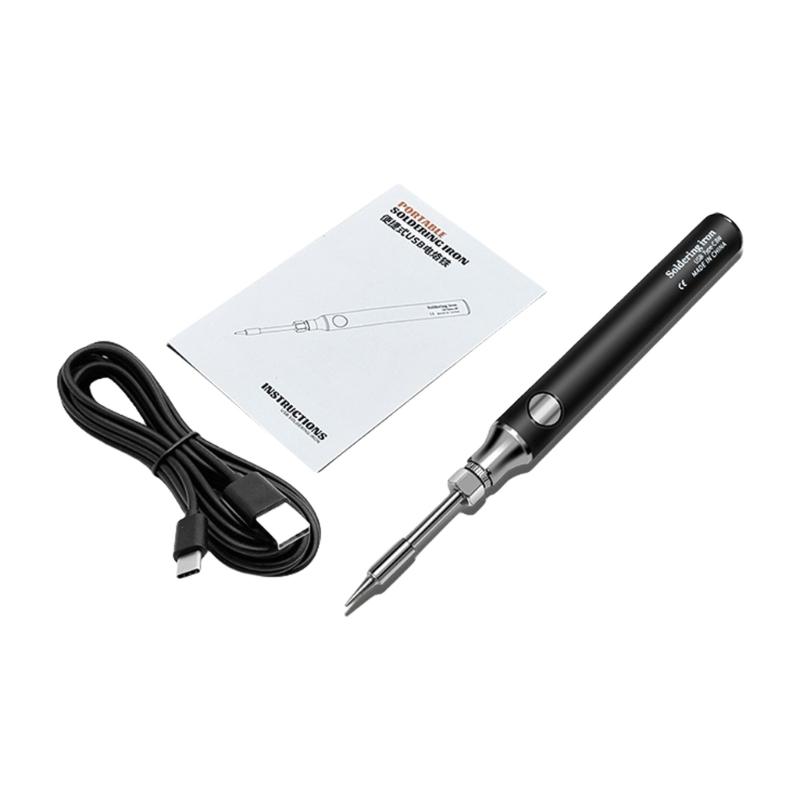 Mini Welding Machine Wire Soldering Iron For Electronics Repair Adjustable Temperature Tip Light weight Aluminum