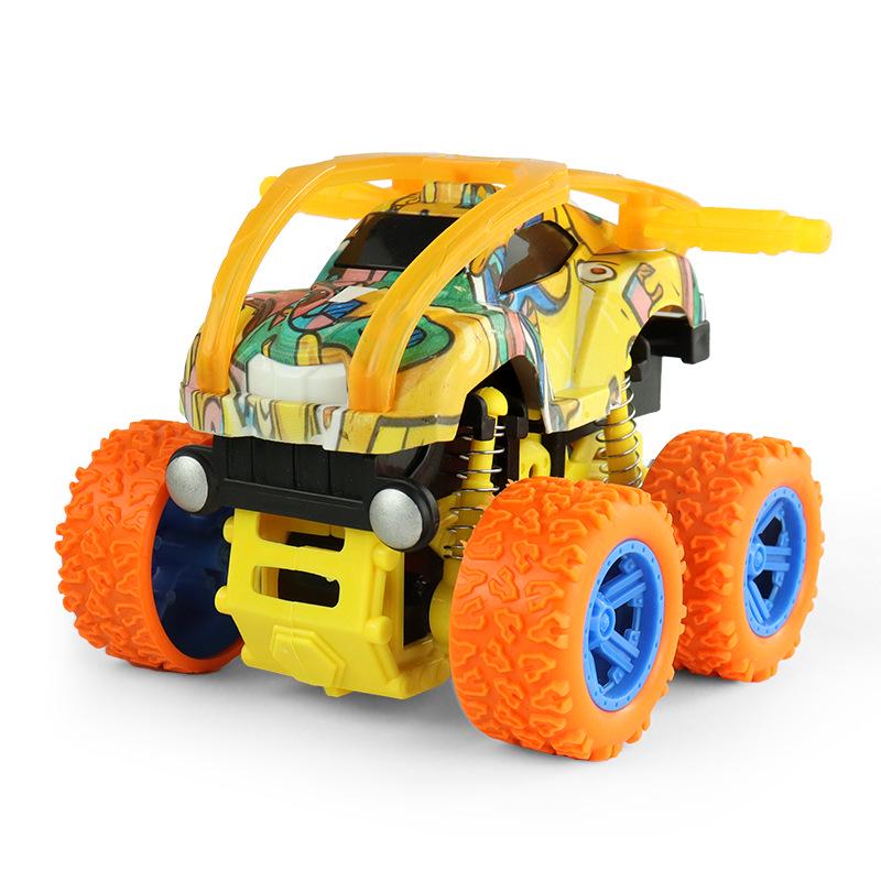 Children's Four-Wheel Drive Off-Road Stunt Car - Durable Inertial Toy Model