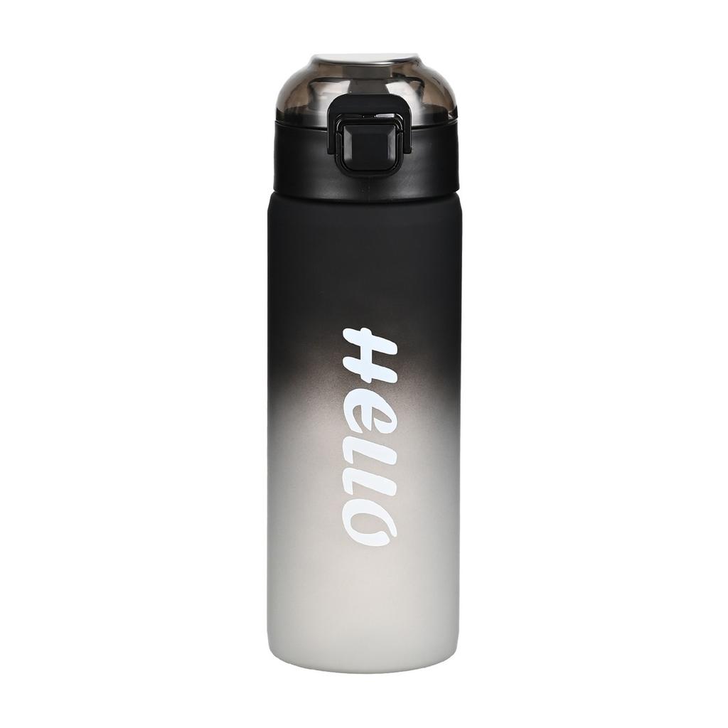 650ml Sports Water Bottle High-grade Frosted Gradient Color Water Cup Cross-border Outdoor Portable Water