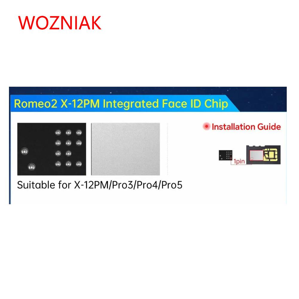 JCID Romeo-2 Dot Matrix Replacement Face ID Repair Chip for iPhone X 11 12 13 14 15Pro Max iPad Pro 3/4/5 Face ID Repair Chip IC
