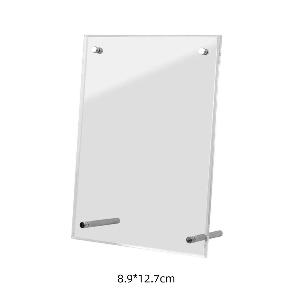 Transparent Acrylic Photo Frame Modern Poster Display Stand New Picture Frame Home Decor