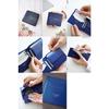 [Pelle Morbida] Two-Fold Wallet Blue PM-SR002-BLU