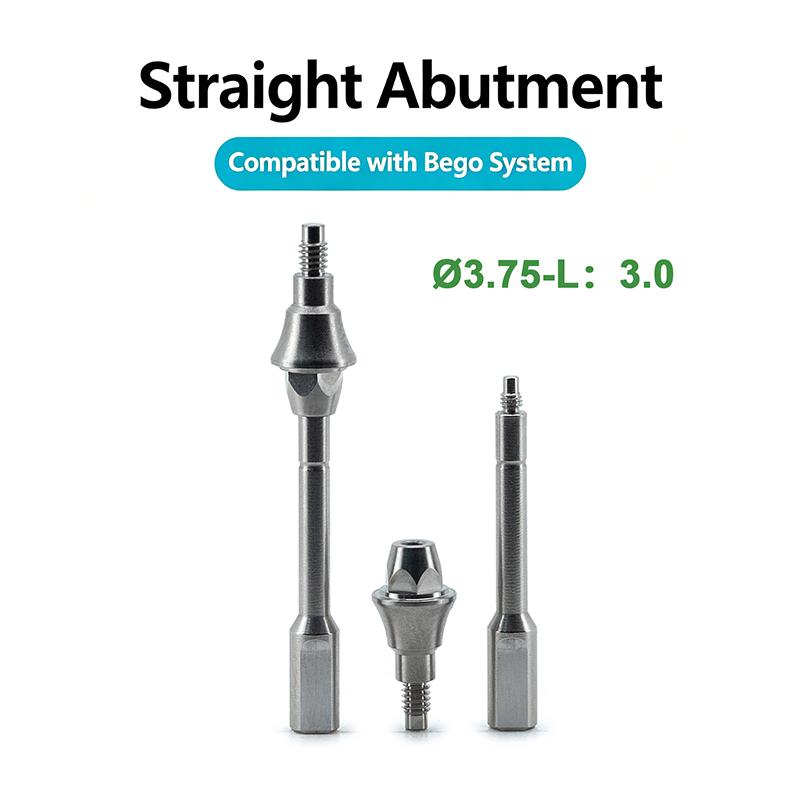 1 Set Right-Angle Base Platform Immediate Repair Implant Replacement Temporary Titanium Substrate Protective Cap