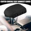 Center Console Seat Armrest Cover - Car Inner Seat Armrest Lid Storage Covers Trim - for Ford Escape 2017-2019 Neoprene Fabric Black - 1 Pc