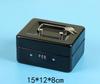 Practical Mini Petty Cash Money Box Stainless Steel Security Lock Lockable Safe Small Fit for House Decoration 3 Size