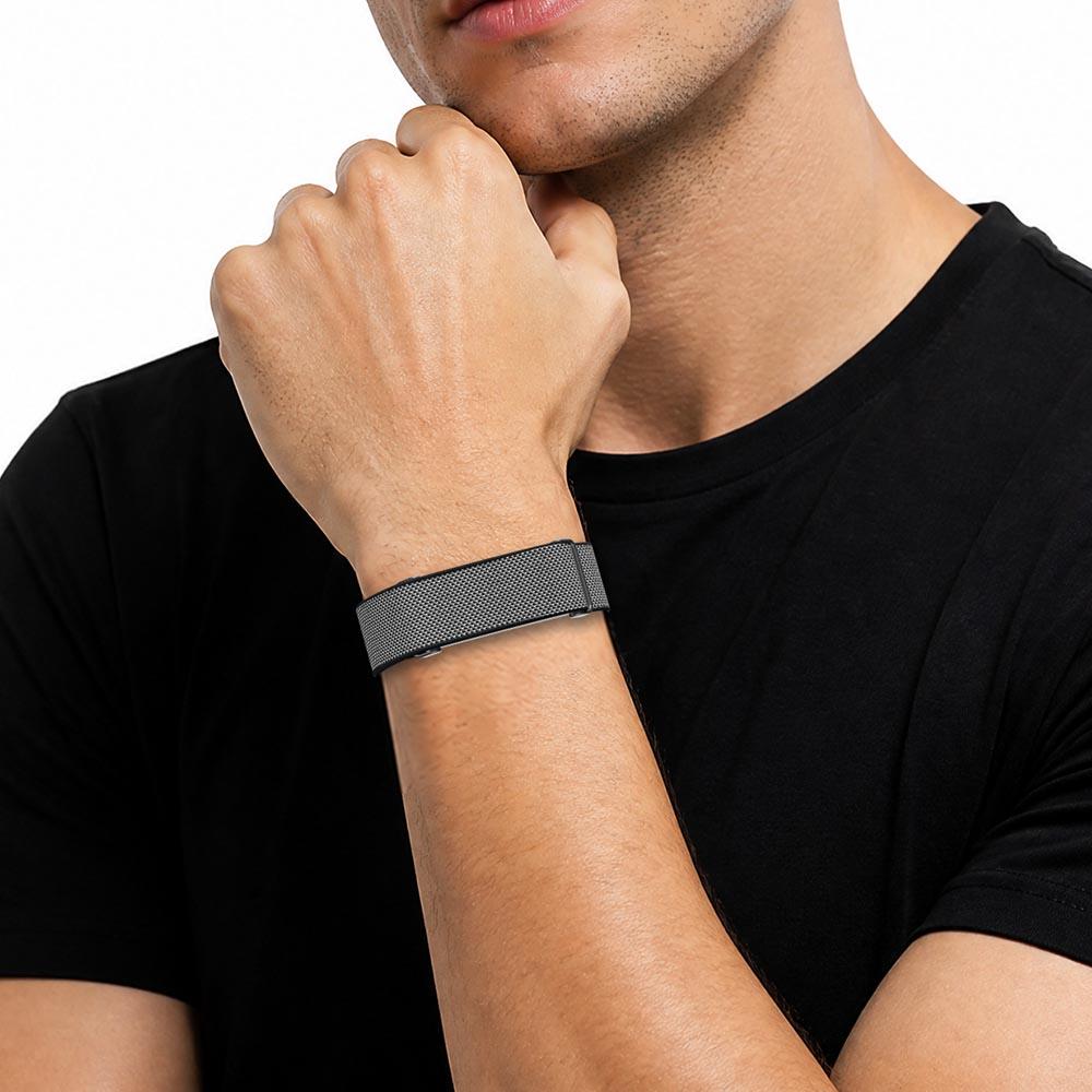2 Stück Original-Nylonarmband für Google Fitbit Air Uhrenarmbänder Fitness-Tracker Sport Ersatzarmband für Google Fitbit Air Armbänder
